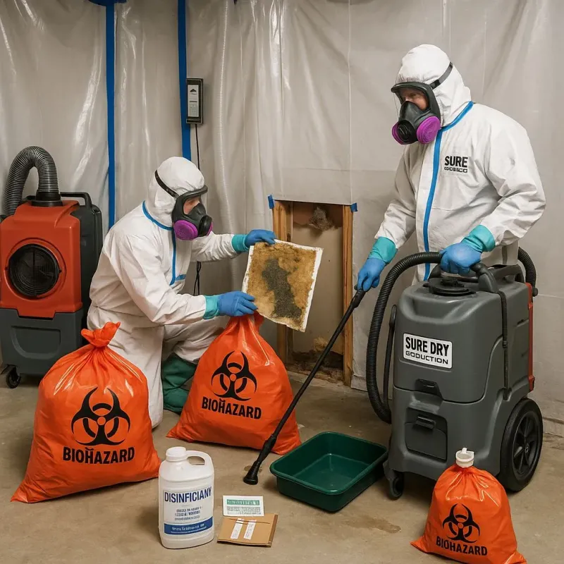 Contaminated Water Handling Protocols process in Country Club, CA