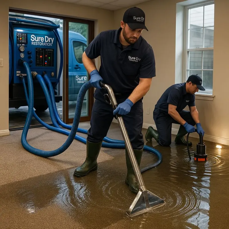 Water Extraction and Removal process in Country Club, CA